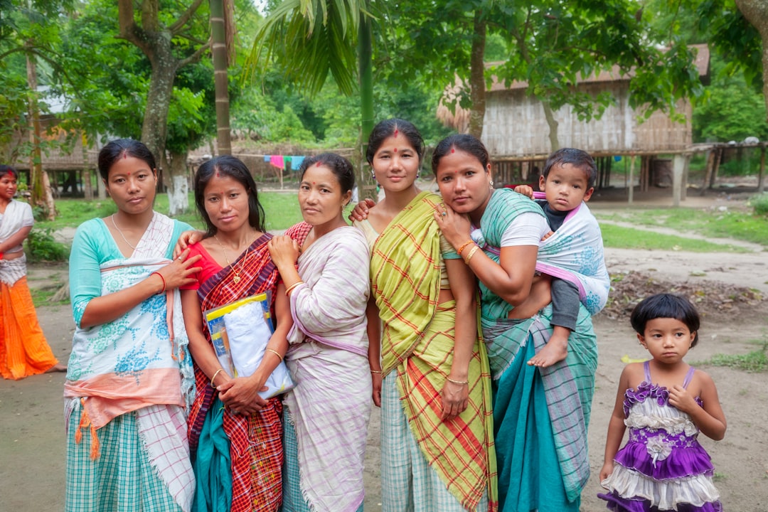 A group of rural women of Assam.